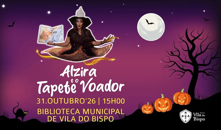 Biblioteca Municipal de Vila do Bispo assinala o Halloween com o conto «Alzira e o Tapete Voador»