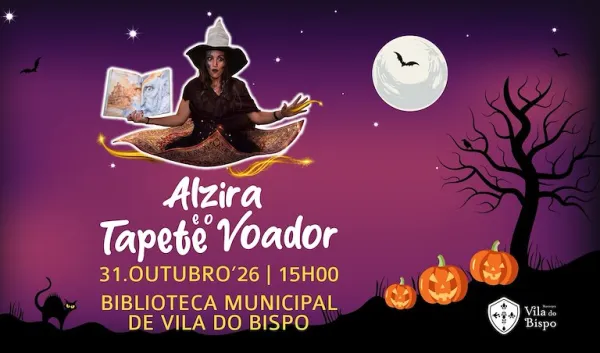 Biblioteca Municipal de Vila do Bispo assinala o Halloween com o conto «Alzira e o Tapete Voador»