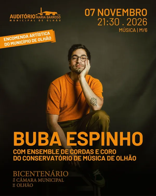 Buba Espinho com Conservatório de Música de Olhão