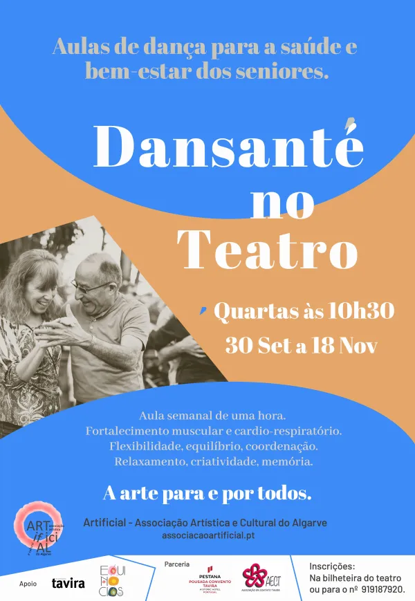 Dansanté no Teatro | Aula de dança para a saúde e bem estar dos séniores