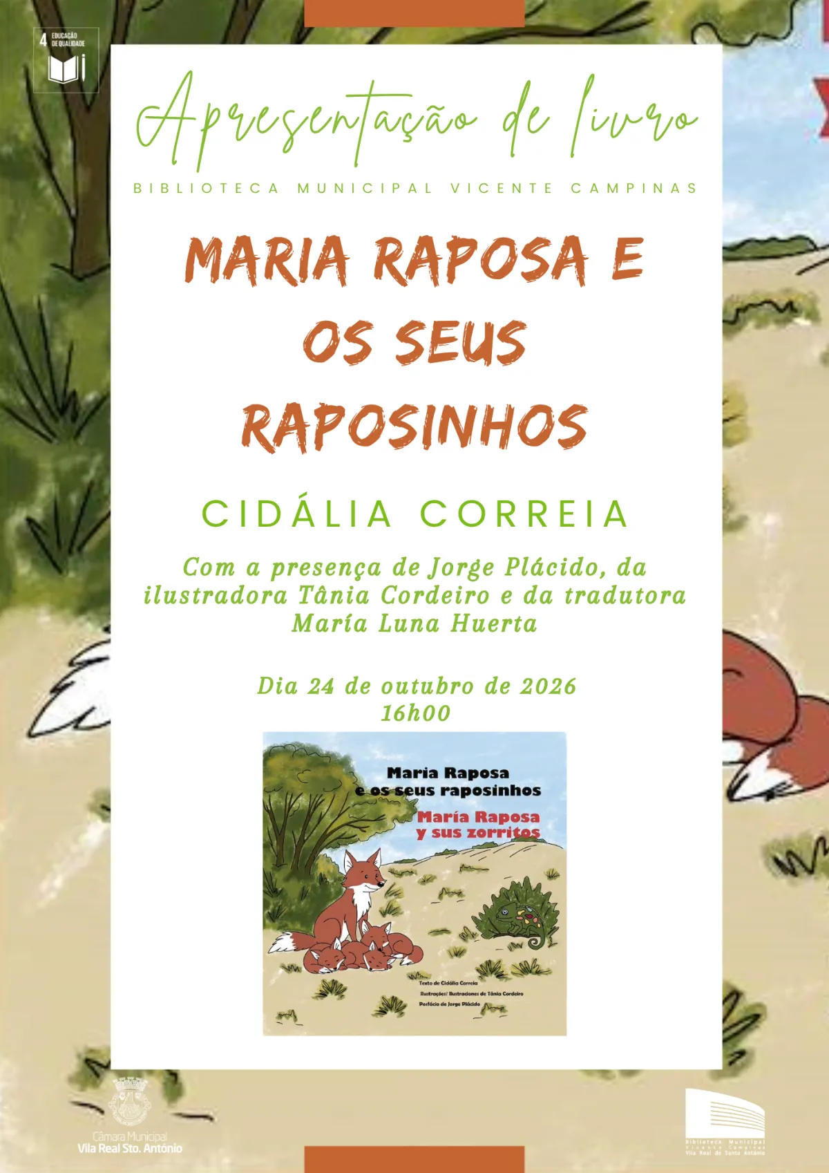 Maria Raposa e os seus raposinhos
