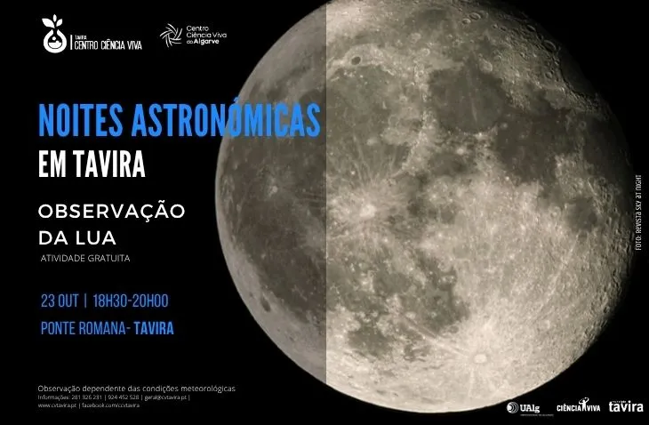Observações astronómicas: Observação da Lua