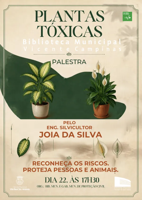 Palestra sobre plantas tóxicas