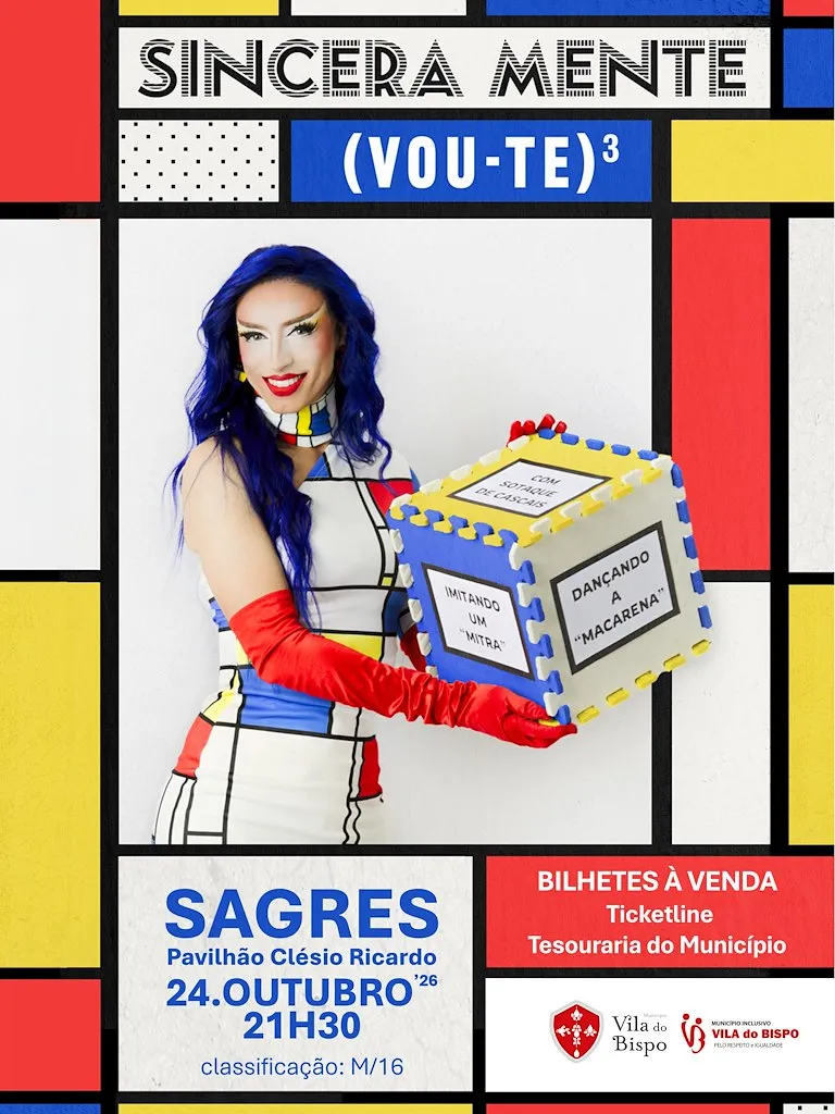 Sagres acolhe o espetáculo Vou-te³ de Sincera Mente