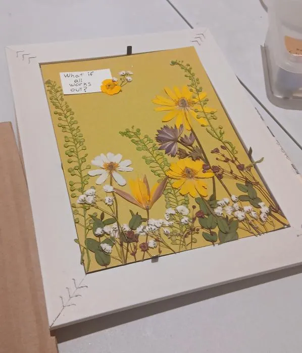 Workshop de Criação de Quadro com Flores Prensadas