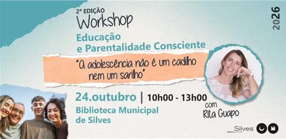 Workshop de Educação e Parentalidade Consciente com Rita Guapo