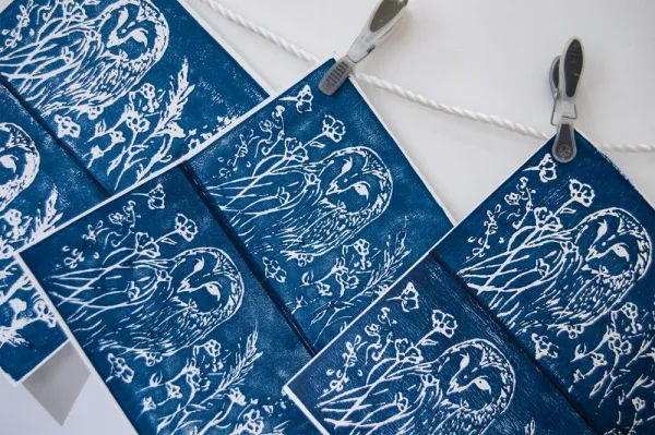 Workshop de Introdução à Gravura com folha musgami